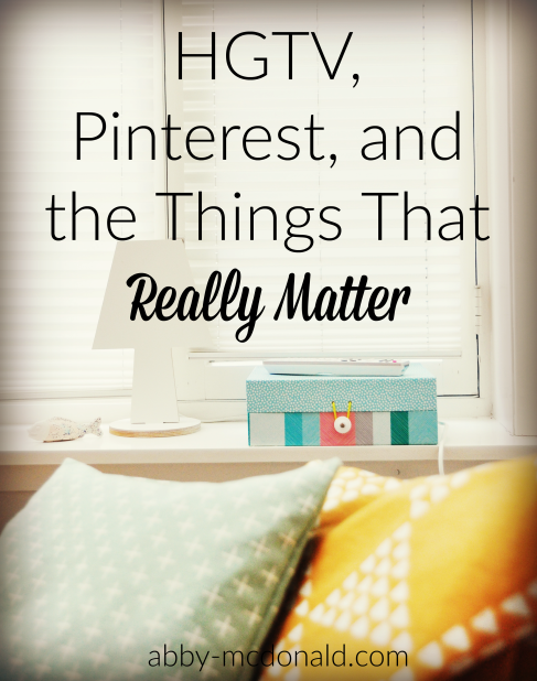 hgtv and things that matter